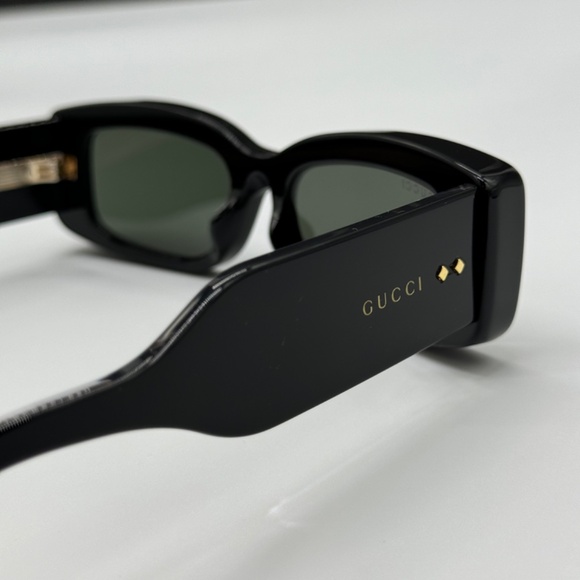 NEW GG1528S 001 GUCCI BLACK GREY SQUARE WOMEN GUCCI SUNGLASSES - Picture 11 of 14